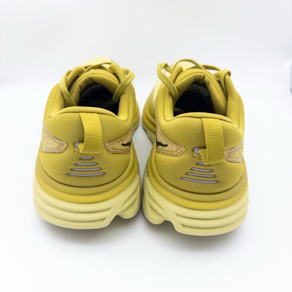 Hoka Bondi 8 Size 9 Yellow Running Shoes 1127952 Golden Lichen/Celery Root - Picture 7 of 12